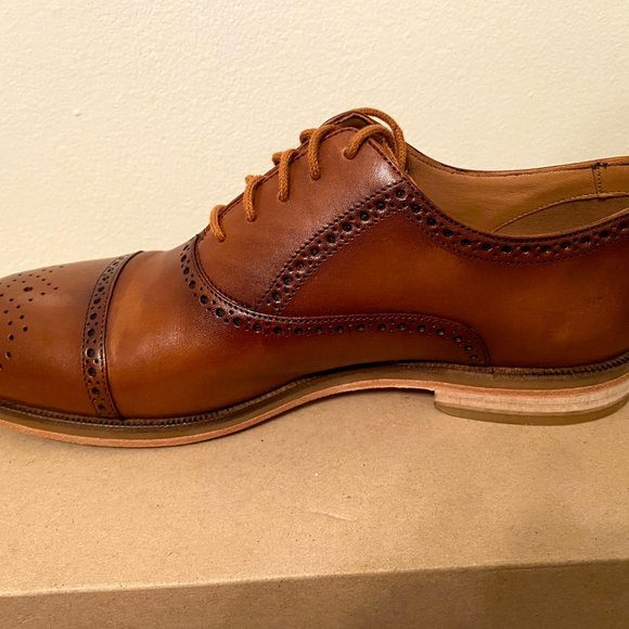 Clarks Oliver Limit Tan Leather Mens 9M main image 5